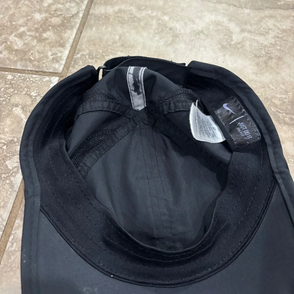 Nike Kids Dri-FIT Featherlight Adjustable Running Hat Black 2435-023 Size 4/7